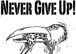 Never Give Up - Plaque