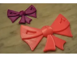 Stylized Bow Ornament - Designed by a five year old!