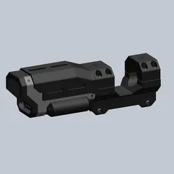 Titanfall 2 Inspired Long Range Scope Rings for 30mm LVPO Scope