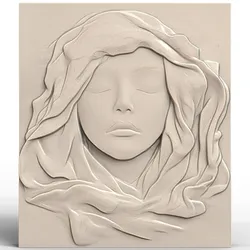 3D Model STL File for CNC Router/Laser & 3D Printer A Vampire Hiding under a Blanket of Fog
