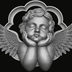 Angel Pendant 3D print model