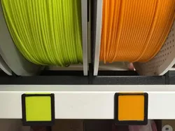 Filament Swatch Clip for Deep Shelves - Free 3D Print Model