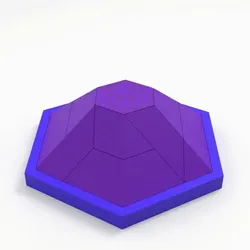 🧩 HexaPuzzle Pyramid – Interlocking 3D Brain Teaser