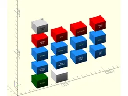 IBM System/360 and /370 mainframe computer console pushbutton insert