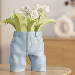 Jeans Planter – Quirky Plant Pot – Unique Home Decor