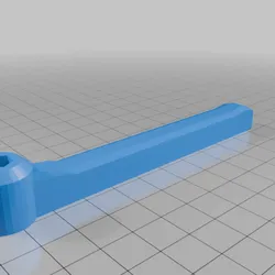 Low profile right angle screwdriver handle
