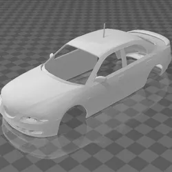 Mazda Xedos 6 BTCC 1993 Shell Body – Divided Parts for Easy Printing