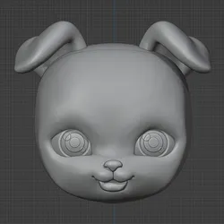 Pinkie Cooper Inspired Kabbit BJD Head