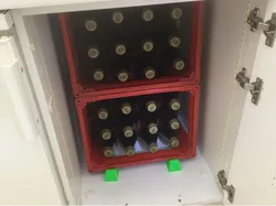 Simplistic Bottle Crate Stand