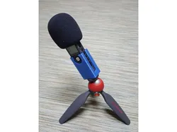 Zoom H1 holder with 1/4" mount