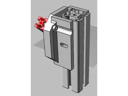 2020 to 4040 extrusion connector, with some adjustability