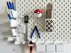 Blade Armor | IKEA Skadis Pegboard Full-Surround "Helmet" Scraper Holder - Free 3D Print Model