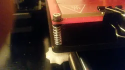 Geeetech i3 Hotbed adjustment nut