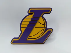 Los Angeles Lakers Alternate Logo 2001 - Free 3D Print Model