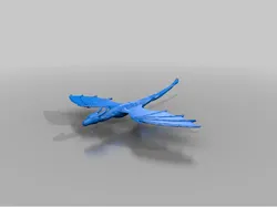Low Poly Flying Dragon