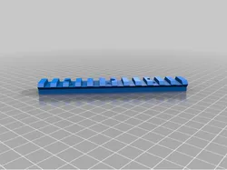 Male Picatinny Rail Profile - Customizable