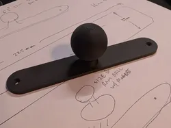 Mictuning Switch Panel RAM ball Mounting Bracket - Free 3D Print Model