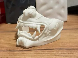Oni Mask Ghost of Yotei NO AMS - Free 3D Print Model