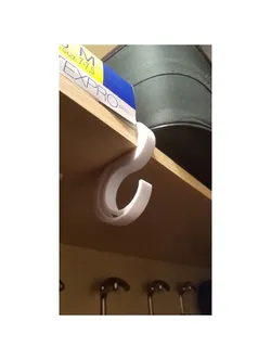 shelf hook in the pantry - gancio per ripiano dispensa - 20mm