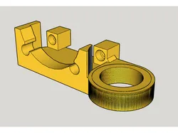 Anet A8 18mm Sensor Bracket and Extruder Fan Holder
