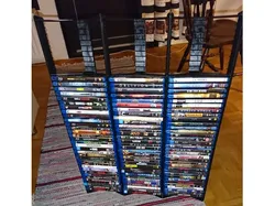 Bluray, PS3 and PS4 game case stand (extensible)