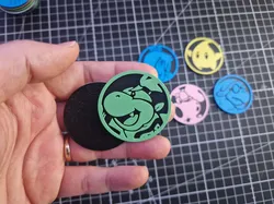 Bowser Jr. coin - Free 3D Print Model