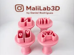 Brigadeiro Stamps - Nintendo Theme - Free 3D Print Model