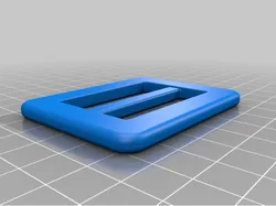 Coat belt buckle