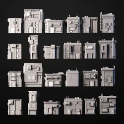 Cyberpunk Buildings Terrain