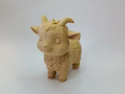 Enchanting Goat V2 Decor - Free 3D Print Model