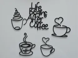 Life Begins After Coffee- Wall 2D Art - Free 3D Print Model