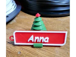 Placeholder for the christmas table