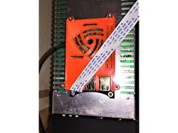 Raspberry Pi 3, Pi 2, and Model B+ case with PSU mount