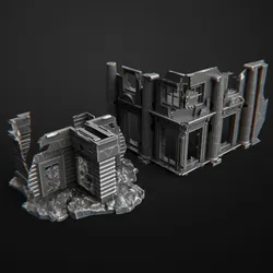 Ruined buildings