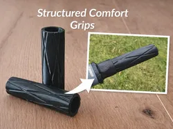 Structured Comfort Bike Grips for 22 mm Handlebars - Free 3D Print Model