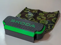 Car Trash Can Skoda - 3 Variants - Free 3D Print Model