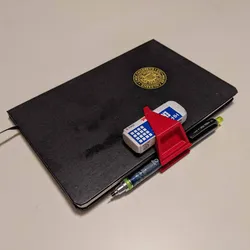 Journal Clip - Eraser & Pencil Holder