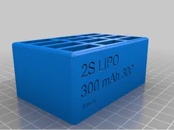 Kingkong 90GT  2S Lipo 350 mAh battery holder