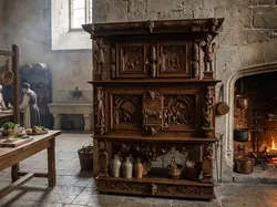 Pushing the Limits with a 1600s carved cabinet - Free 3D Print Model