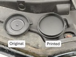 Toyota Auris headlamp cover cap replacement - Free 3D Print Model