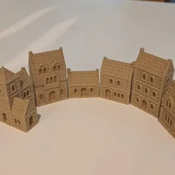 Wee Burgh Medieval Town or City (stone set01&02)