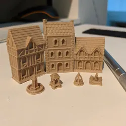 Wee Burgh Medieval Water Features for Town City or Village