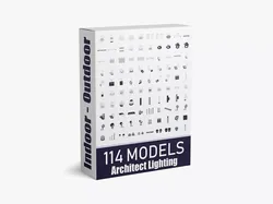 114 models Indoor Outdoor Architect Lighting Colletion 3D model