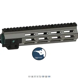 AIRSOFT GENERIC M4 MLOK HANDGUARD + BARREL NUT