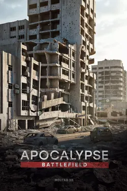 Apocalypse Battlefield Low-poly 3D model