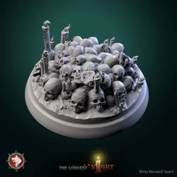 Boneyard Base - 32mm Pre-Supported Base/Terrain.