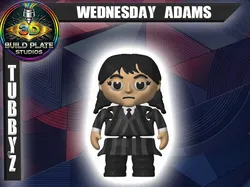 Characters & Creatures STL Download - Wednesday_Adamsby Build Plate Studios