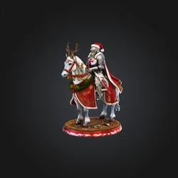 Christmas Knight Figurine