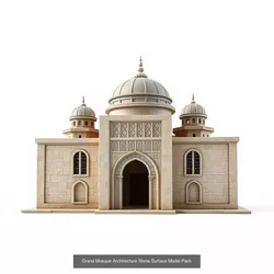 Elegant Mosque Models Collection 3D Model Pack