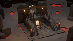Emberfall Dungeon Low-poly 3D model